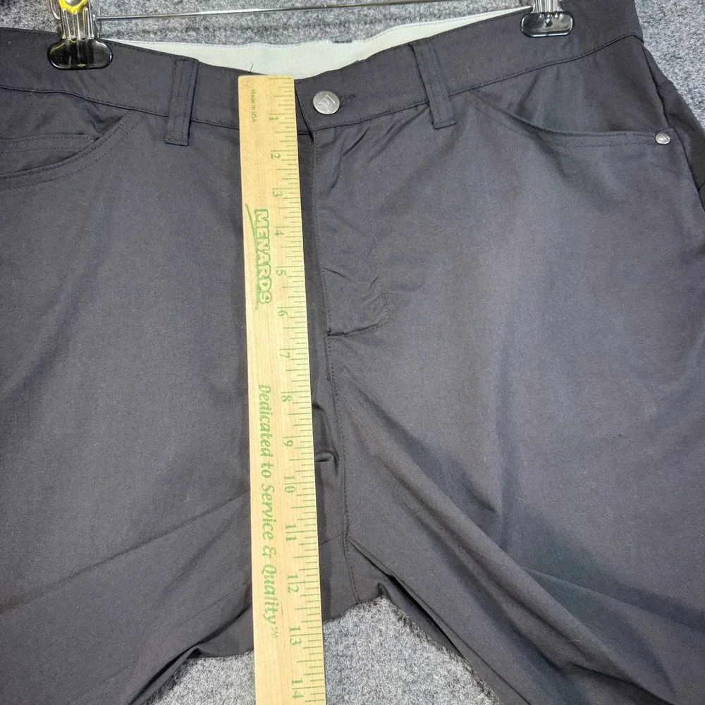 Adidas Golf Performance Pants Mens 34x30 Black Five Pocket Trousers Activewear